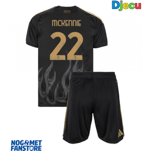 Juventus Weston McKennie #22 Rezervni Dres za djecu 2026-27 Kratak Rukav (+ Kratke hlače)